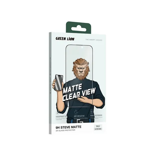 Green Lion 9H Steve Glass Protector for iPhone 16 Plus