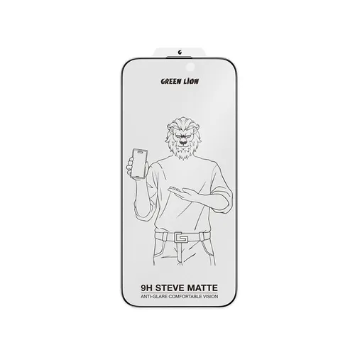 Green Lion 9H Steve Glass Protector for iPhone 16 Plus