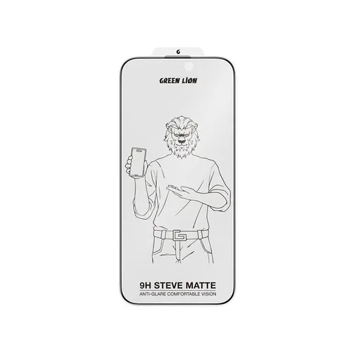 Green Lion 9H Steve Glass Protector for iPhone 16 Pro Max