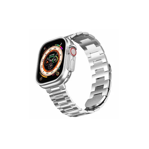 Green Lion Acero Correa Iwatch Strap Silver