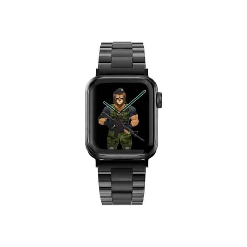 Green Lion Apple Watch Metallic Grande Watch Bracelet