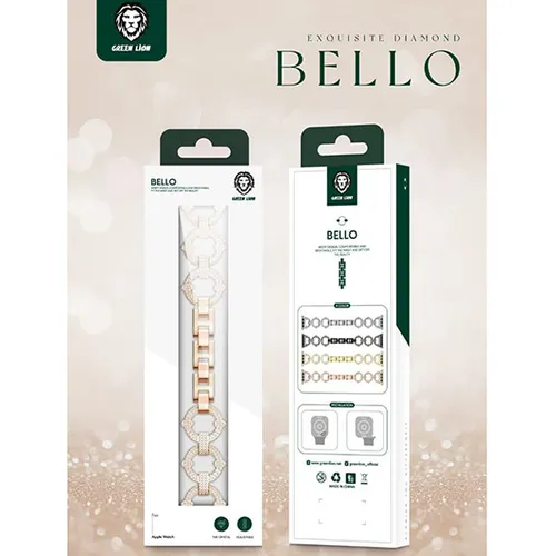 Green Lion Bello Jeweled Metal 38/40/41mm Apple Watch Straps