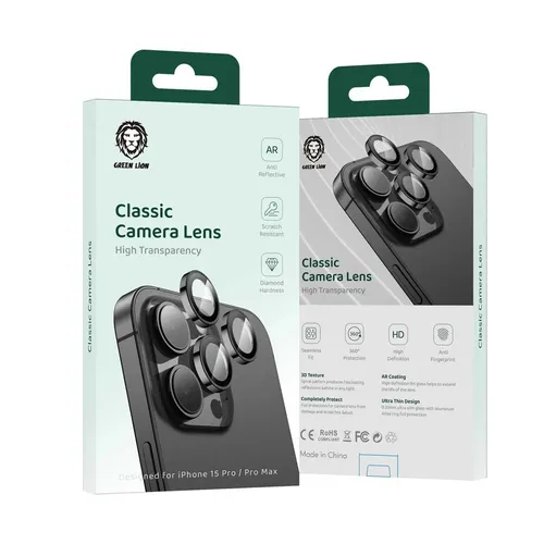 Green Lion Classic Camera Lens iPhone 15 Pro / 15 Pro Max