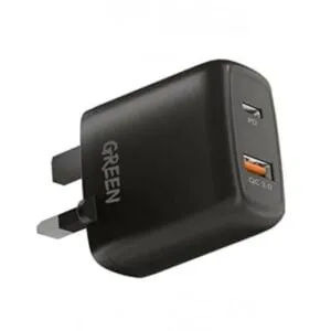 Green Lion Compact 20W Dual Port Type-C Wall Charger