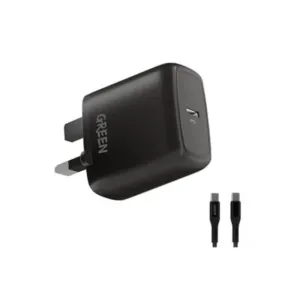 Green Lion Compact Wall Type-C 20W Wall Charger with Type-C to Lightning Cable