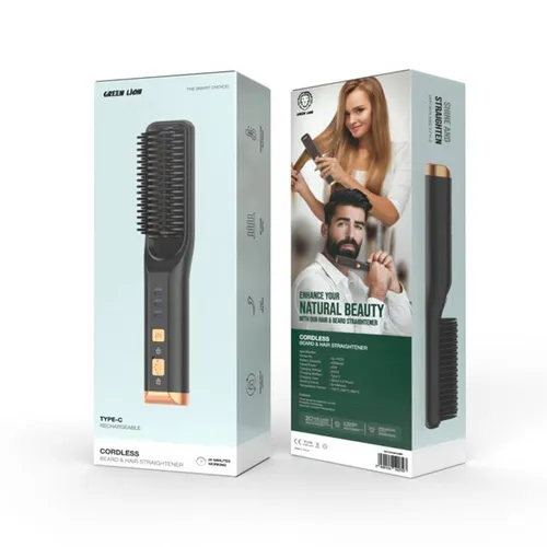 Green Lion Cordless Beard &amp; Hair Straightener