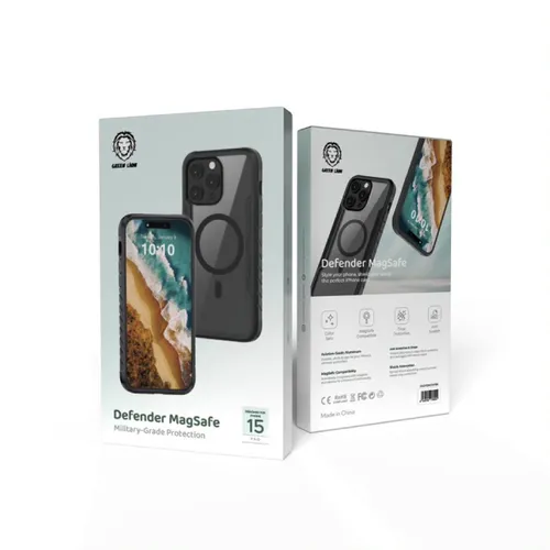 Green Lion Defender Magsafe Case for iPhone 15 Pro / 15 Pro Max