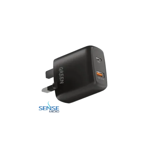 GREEN LION DUAL PORT USB 20W WALL CHARGER(GNC20WWCBK)-6m