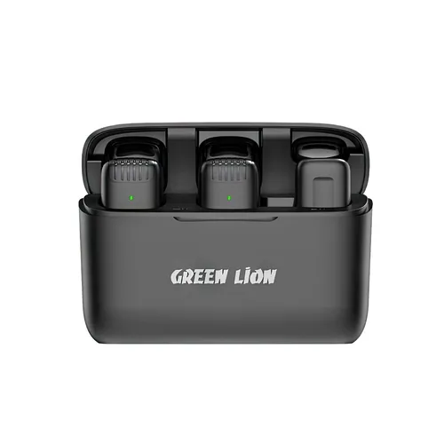 Green Lion Duo Cast Wireless Type-C Microphone - Black