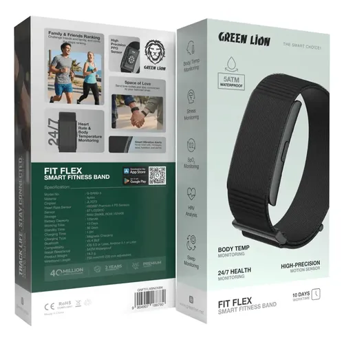Green Lion Fit Flex Smart Fitness Band