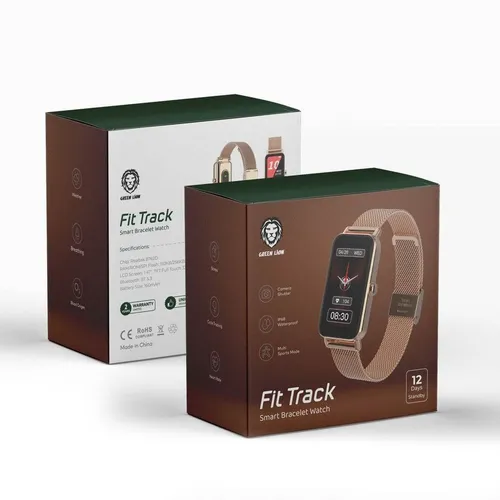 Green Lion Fit Track Smart Bracelet Black