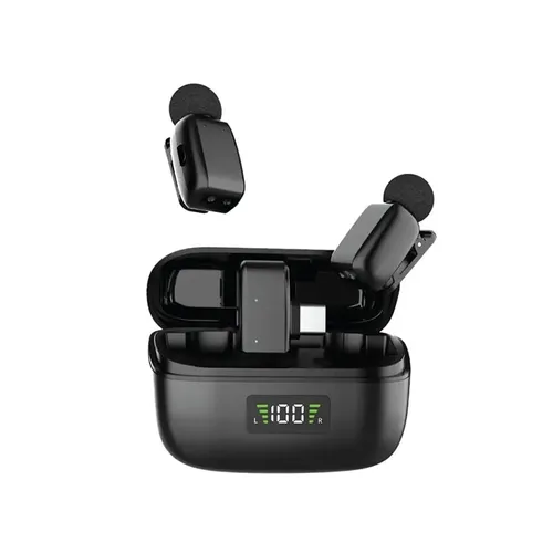 Green Lion Flex Mic Duo 2 in 1 ANC Noise Reduction Microphone with Type-C to Lightning Connector
