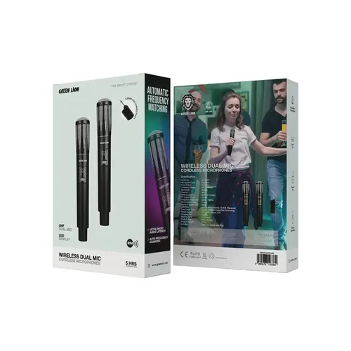 Green Lion GL-MIC7 Wireless Dual Mic Cordless Microphone
