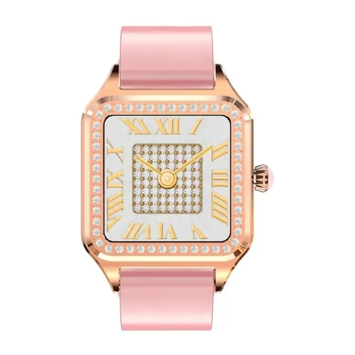 Green Lion GL-SWA54 Hilux Smartwatch - Silver / Pink