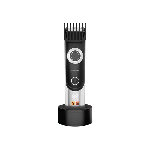 Green Lion GL-TM41 Trim Gen”70 Body Hair Trimmer with 3 Speed Levels, LED Status Indicator, Corded &amp; Cordless Use, Charging Base, 1.5 Hours Working Time, 6000RPM Motor