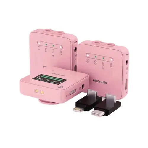 Green Lion GLM Professional Wireless Microphone ANC - Pink