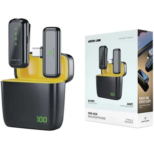 Green Lion GM-65X Type-C ANC Wireless Microphone