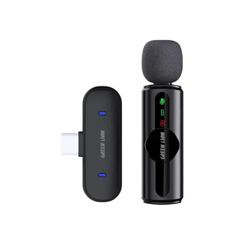 Green Lion GM-75X Noise Cancellation Wireless Microphone Black