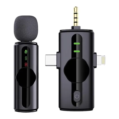 Green Lion GM-79X Noise Cancellation Microphone Type-C AUX and Lightning