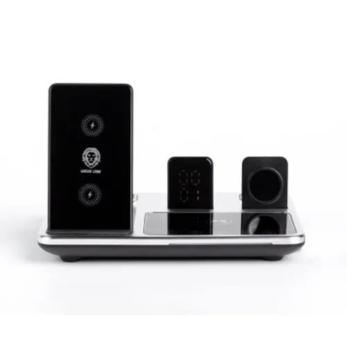 Green Lion GN4IN1WCSBK 4 In 1 Wireless Charging Station