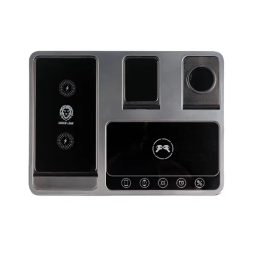 Green Lion GN4IN1WCSBK 4 In 1 Wireless Charging Station