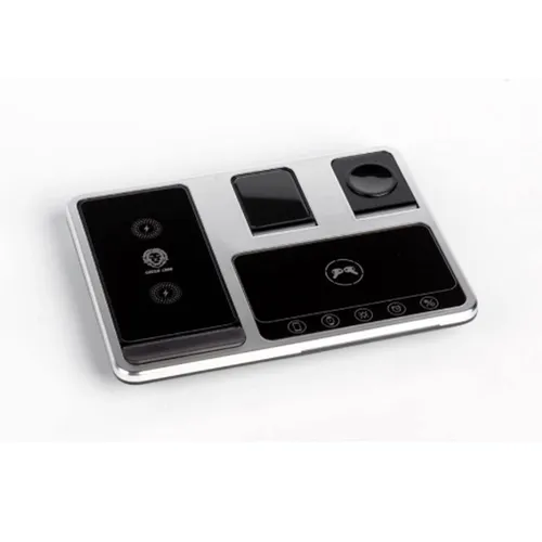 Green Lion GN4IN1WCSBK 4 In 1 Wireless Charging Station