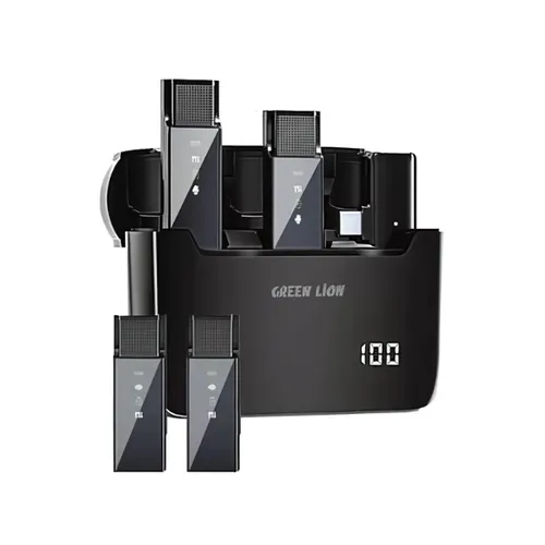 Green Lion GN4N1MICTCBK 4 In 1 Microphone Type-C