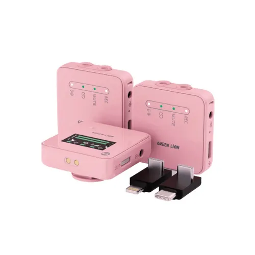 Green Lion GNPGLMMICPK GLM-Professional Wireless Mic Pink