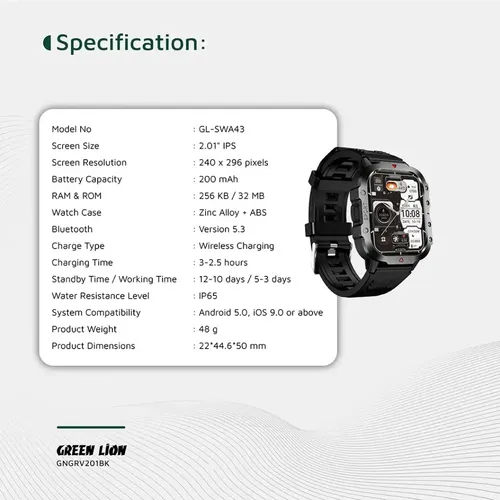 Green Lion Gravix Smart Watch