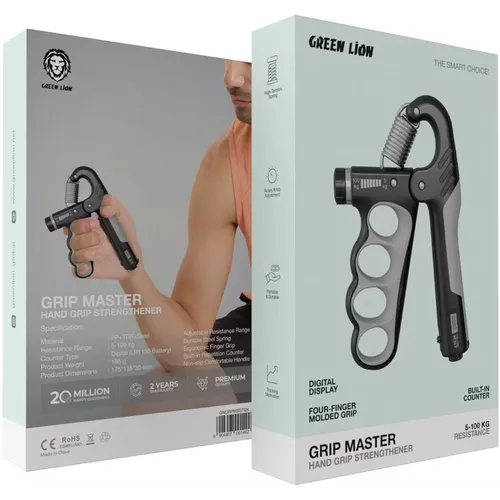 Green Lion Grip Master Hand Grip Strengthener