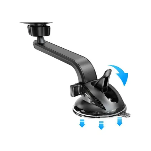 Green Lion Halo Magsafe Car Holder, Strong Magnets, Universal Stand - Black GNHMAGHLDRBK