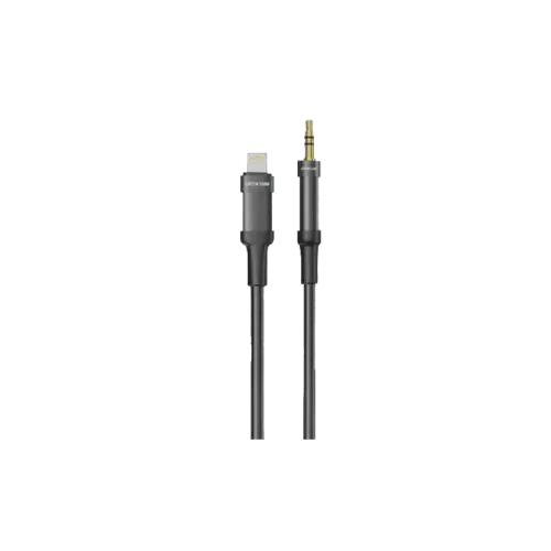 GREEN LION LIGHTNING TO AUX BRAIDED CABLE(GNLTAUXCBK)-6m