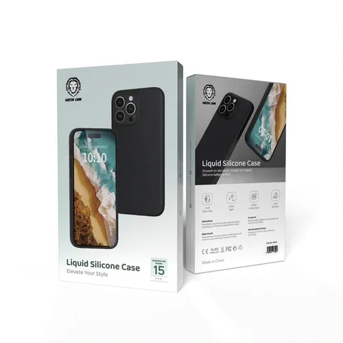 Green Lion Liquid Silicone Case for iPhone 15 Pro / 15 Pro Max