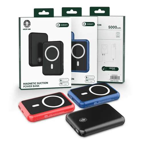 Green Lion Magnetic Suction Power Bank