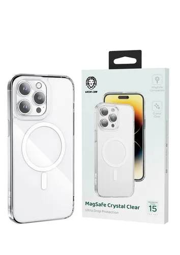 Green Lion Magsafe Crystal Clear Case for iPhone 15 series