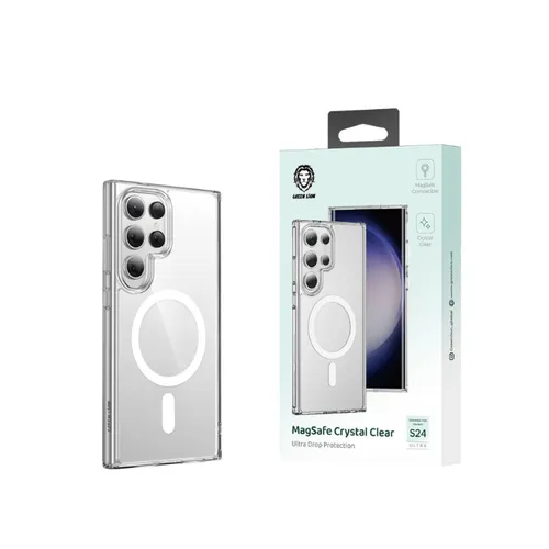Green Lion Magsafe Crystal Clear Case S24+
