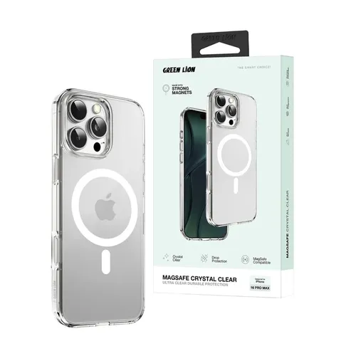 Green Lion MagSafe Crystal Clear for iPhone 16 Pro