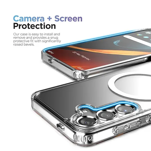 Green Lion MagSafe Crystal Clear Ultra Drop Protection Case for Galaxy S24