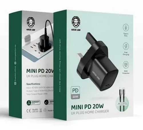 Green Lion Mini PD 20W Adapter with Cable