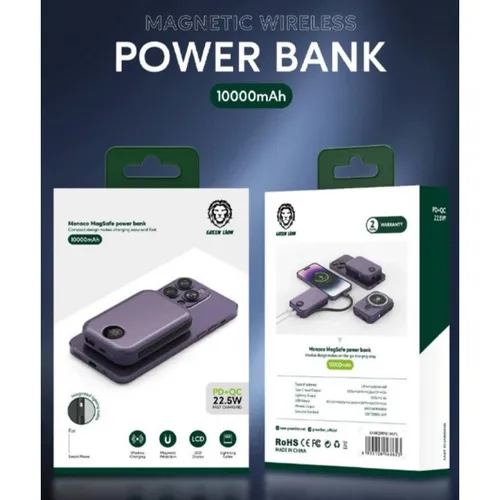 Green Lion Monaco 22.5W MagSafe 10000mAh Power Bank