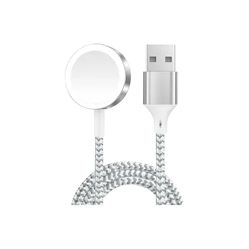 Green Lion Nylon Rope iWatch Magnetic Charging Cable 1.2M