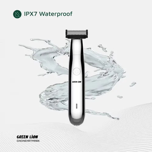 Green Lion One Blade Pro Hair Trimmer with 4 Interchangeable Combs, Up to 60 Minutes Working Time, 6500RPM Motor Speed, LED Indicator, Stainless Steel Blade