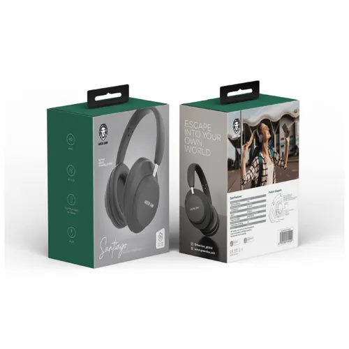 Green Lion Santiago Headphone – Black