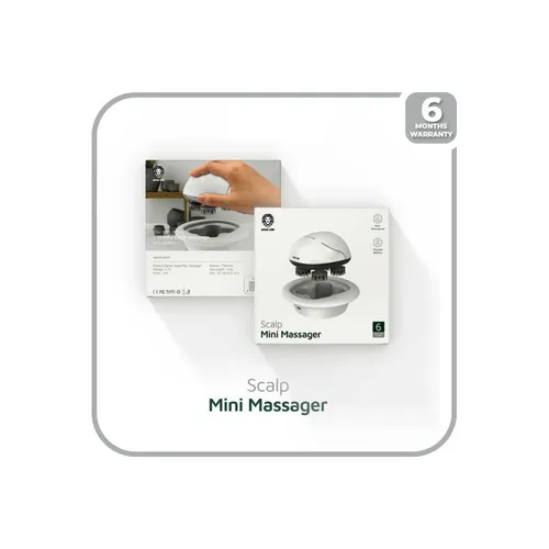 GREEN LION SCALP MINI MASSAGER - WHITE