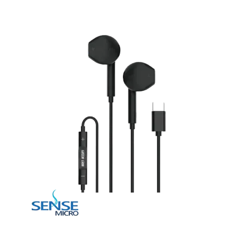 GREEN LION STEREO EARPHONE TYPE-C CONNECTOR(GNSTROEPTCWH)-6m