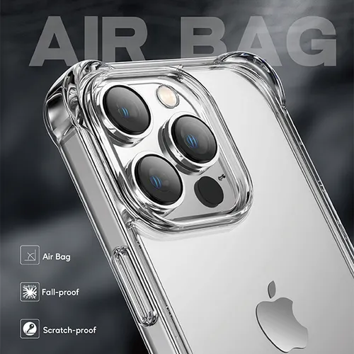 Green Lion Transparent Anti-Shock Case for Apple iPhone 15 Pro Max