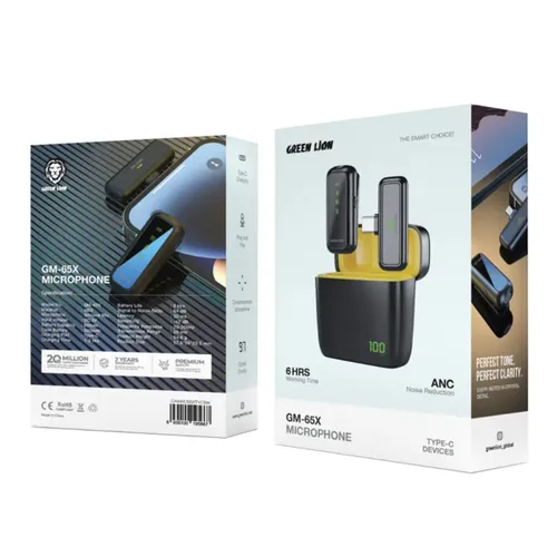 Green Lion Type-C GM-65X Wireless Microphone