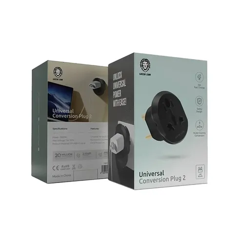 Green Lion Universal Conversion Plug 2 UK Pin Travel Adapter