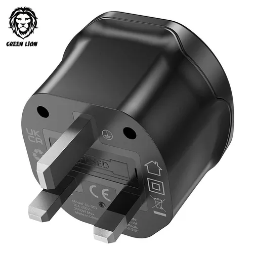 Green Lion Universal Conversion Plug 2 UK Pin Travel Adapter