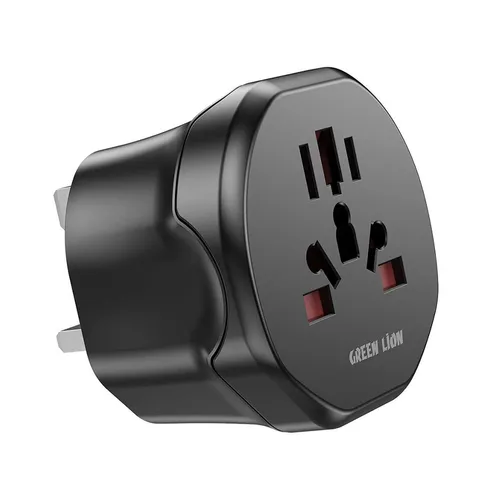 Green Lion Universal Conversion Plug 2 UK Pin Travel Adapter